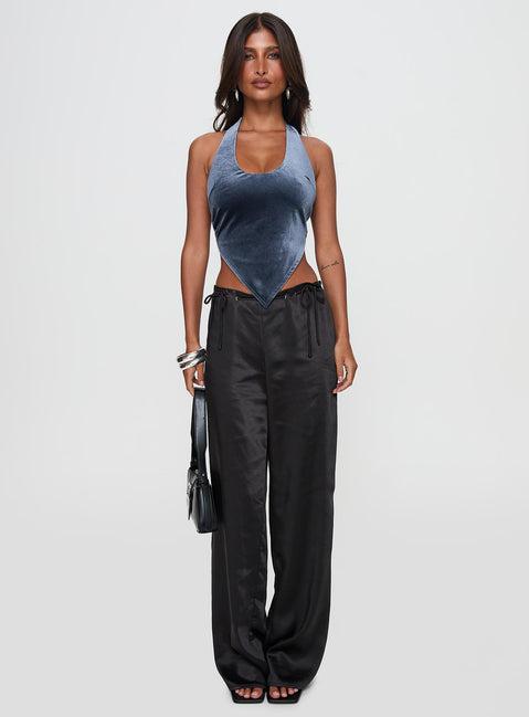 Seleneah Halter Top Slate Product Image