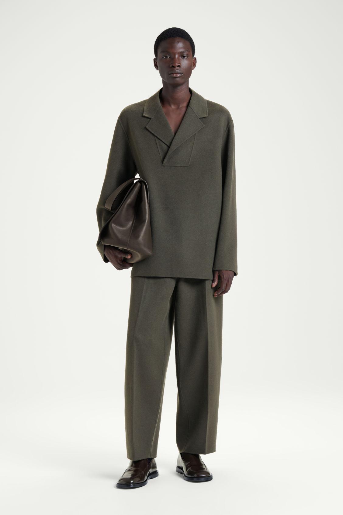 THE HALF-PLACKET OVERSHIRT Product Image