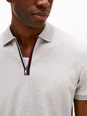 Regular Fit Interlock Zip Polo Product Image