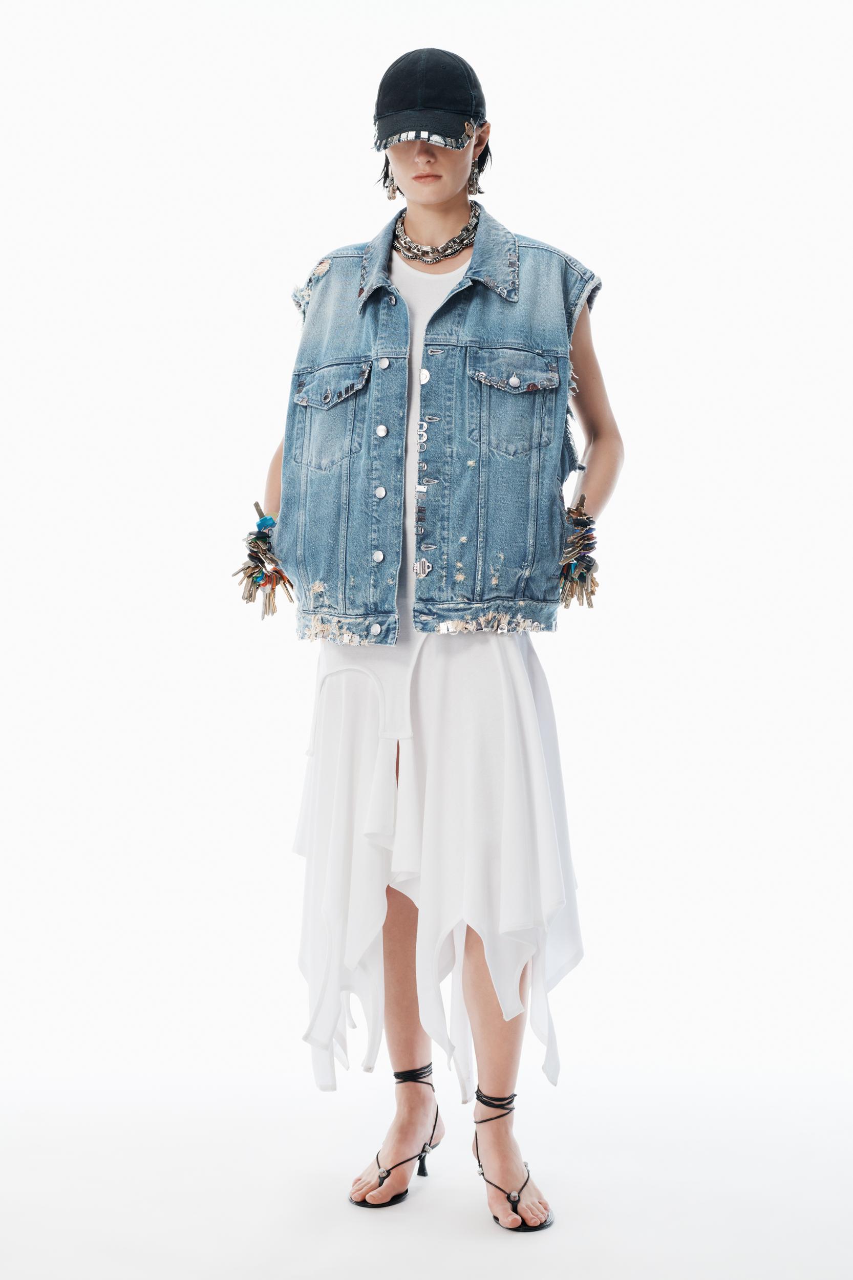 Regen Denim Oversized Vest Product Image