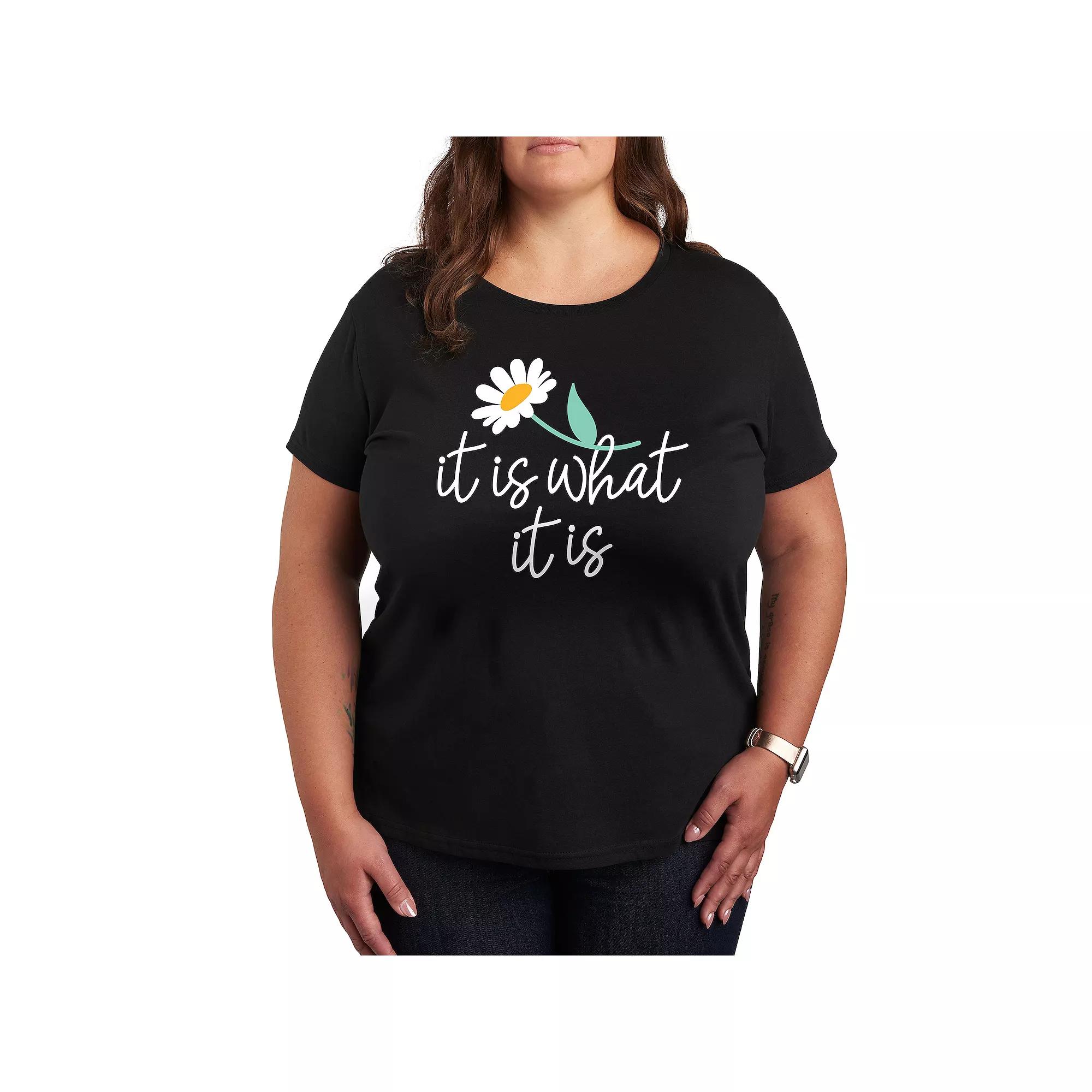 Plus It Is What It Is Graphic Tee, Women's,  Product Image