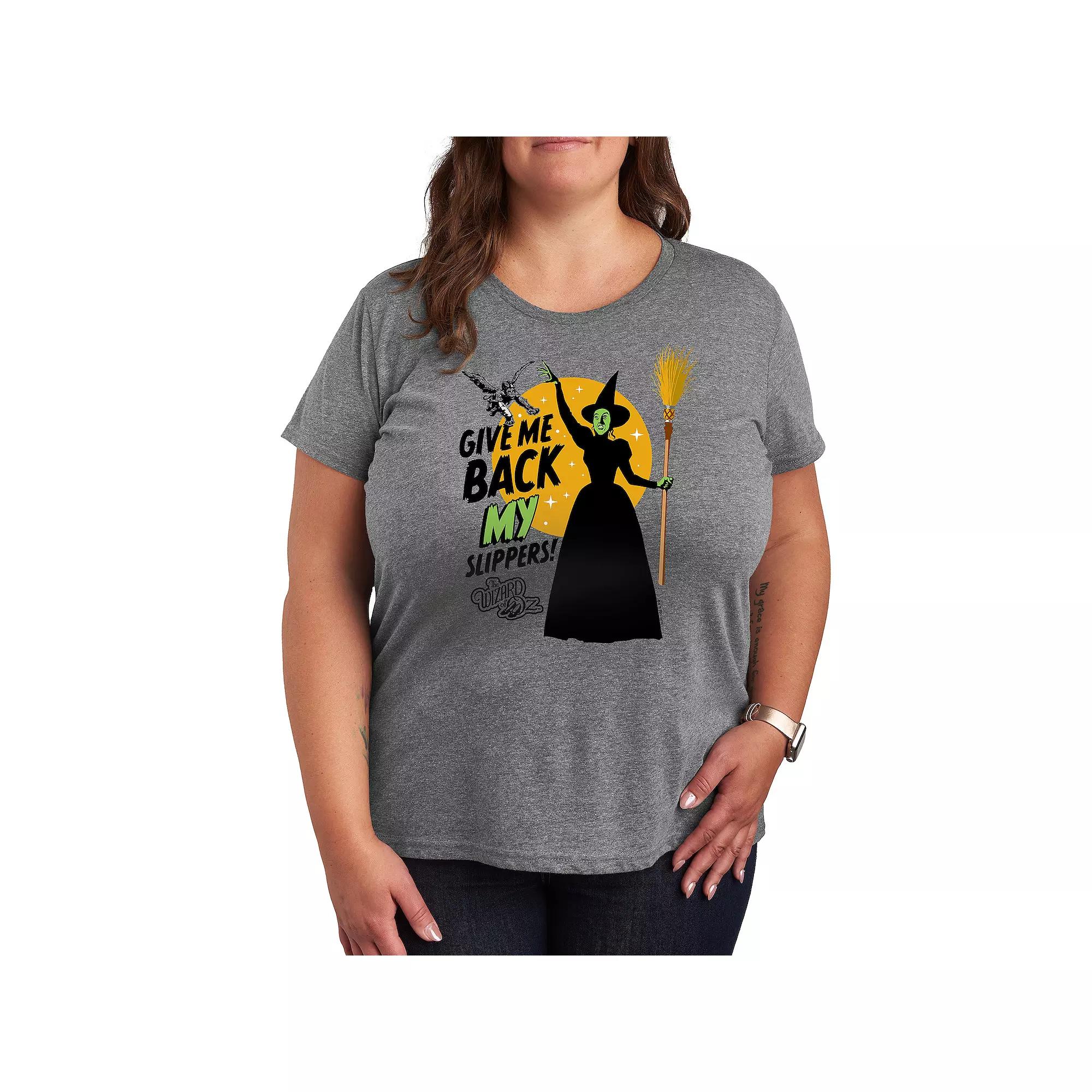 Plus The Wizard Of Oz Slippers Graphic Tee, Women's,  Product Image