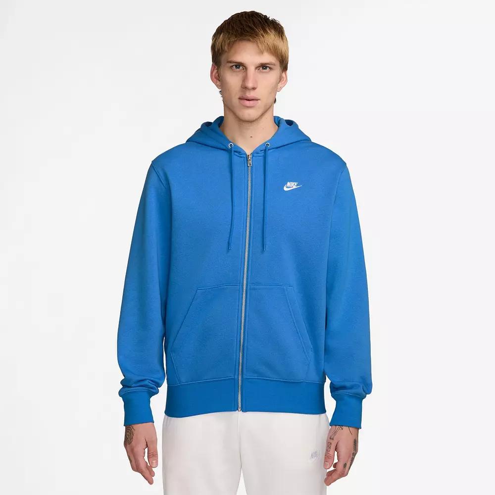 Men's Nike Club Full-Zip Fleece Hoodie,  Product Image