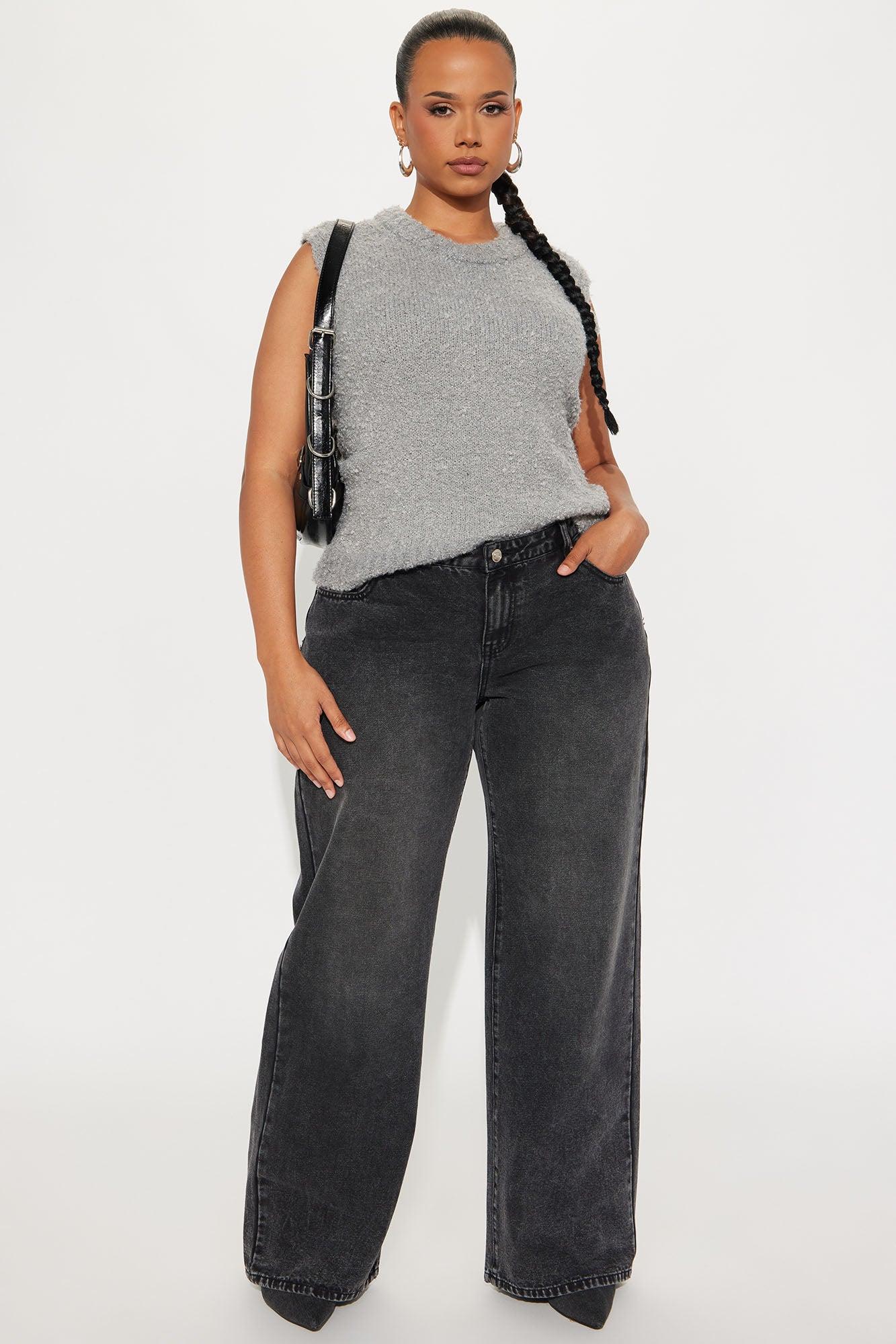 Heart's Racing Pullover Sweater - Grey Female Product Image