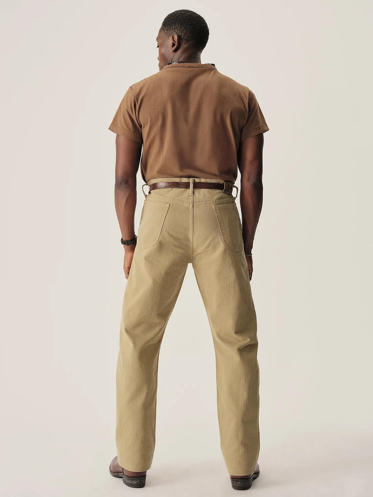 Men's Lee® x Buck Mason Herringbone Twill 101B Jean | Men's Jeans | Lee® Product Image