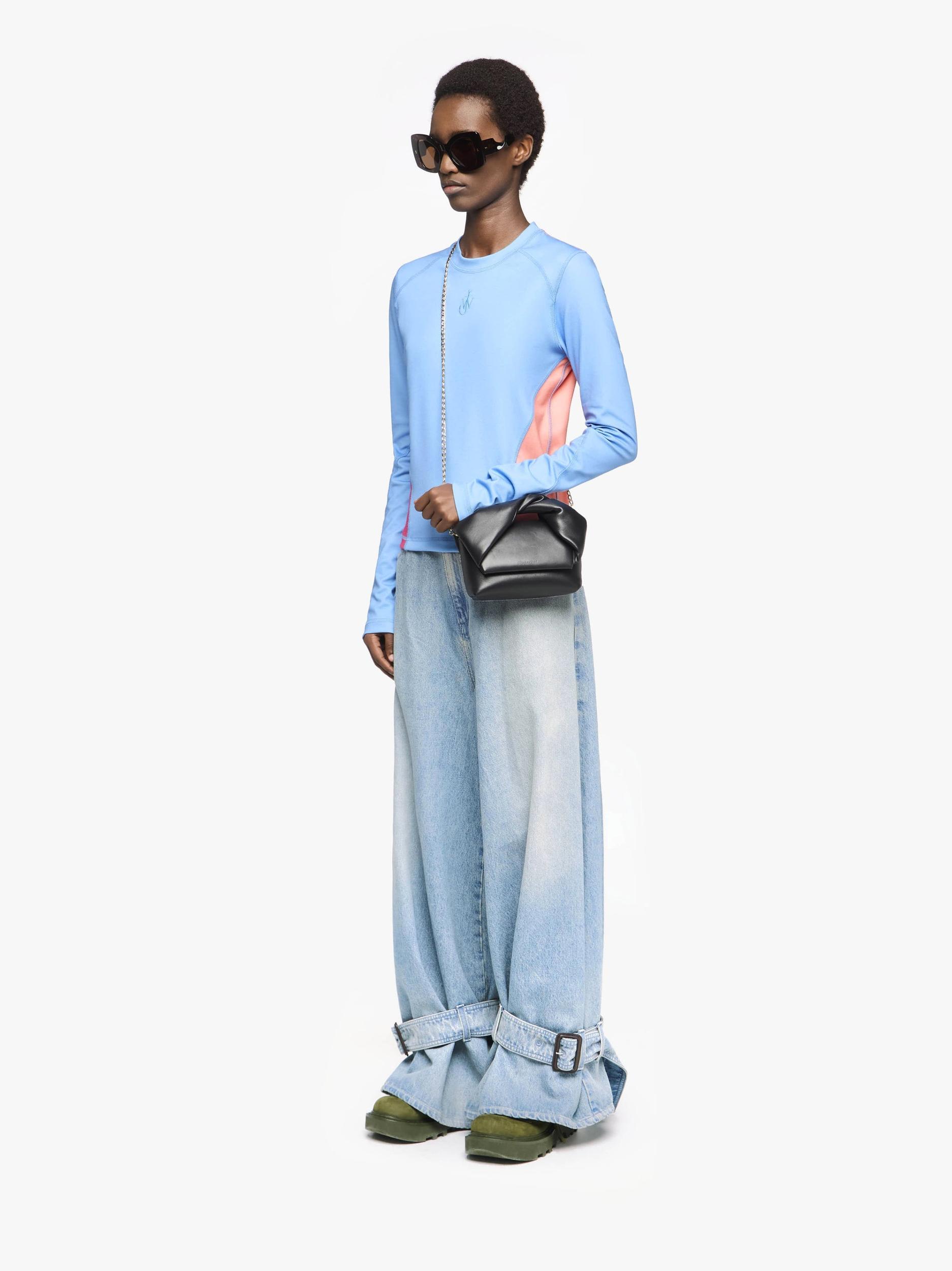 SMALL TWISTER - LEATHER TOP HANDLE BAG Product Image