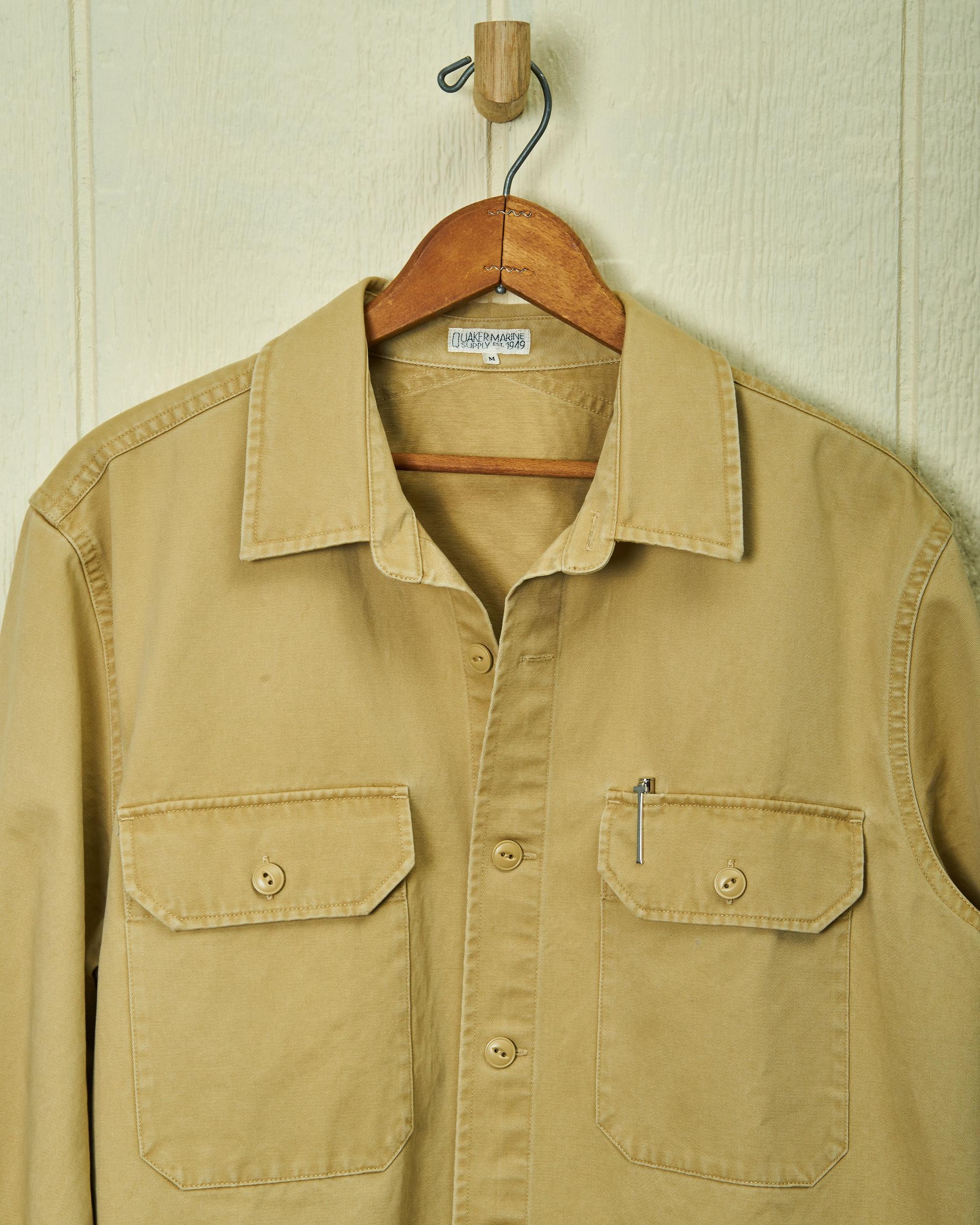 MacArthur Shirt in Khaki Twill Product Image