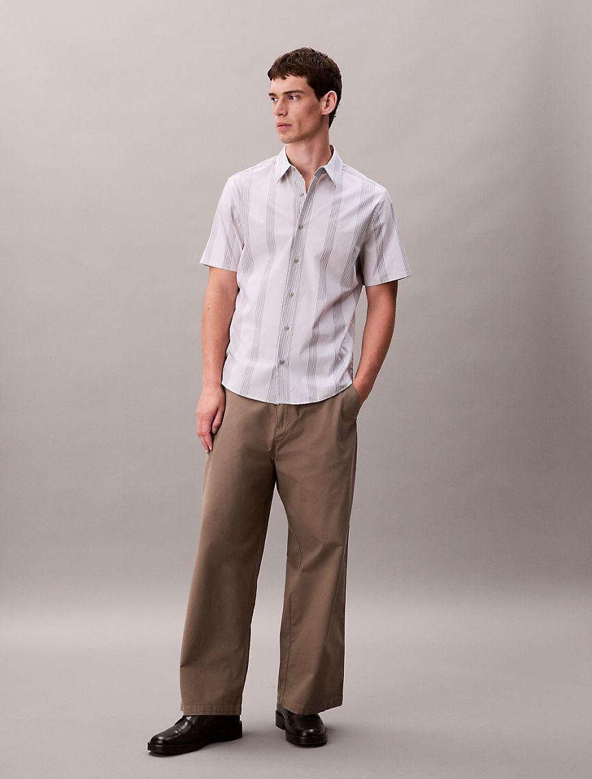 Yarn-Dyed Stripe Stretch Classic Shirt Product Image