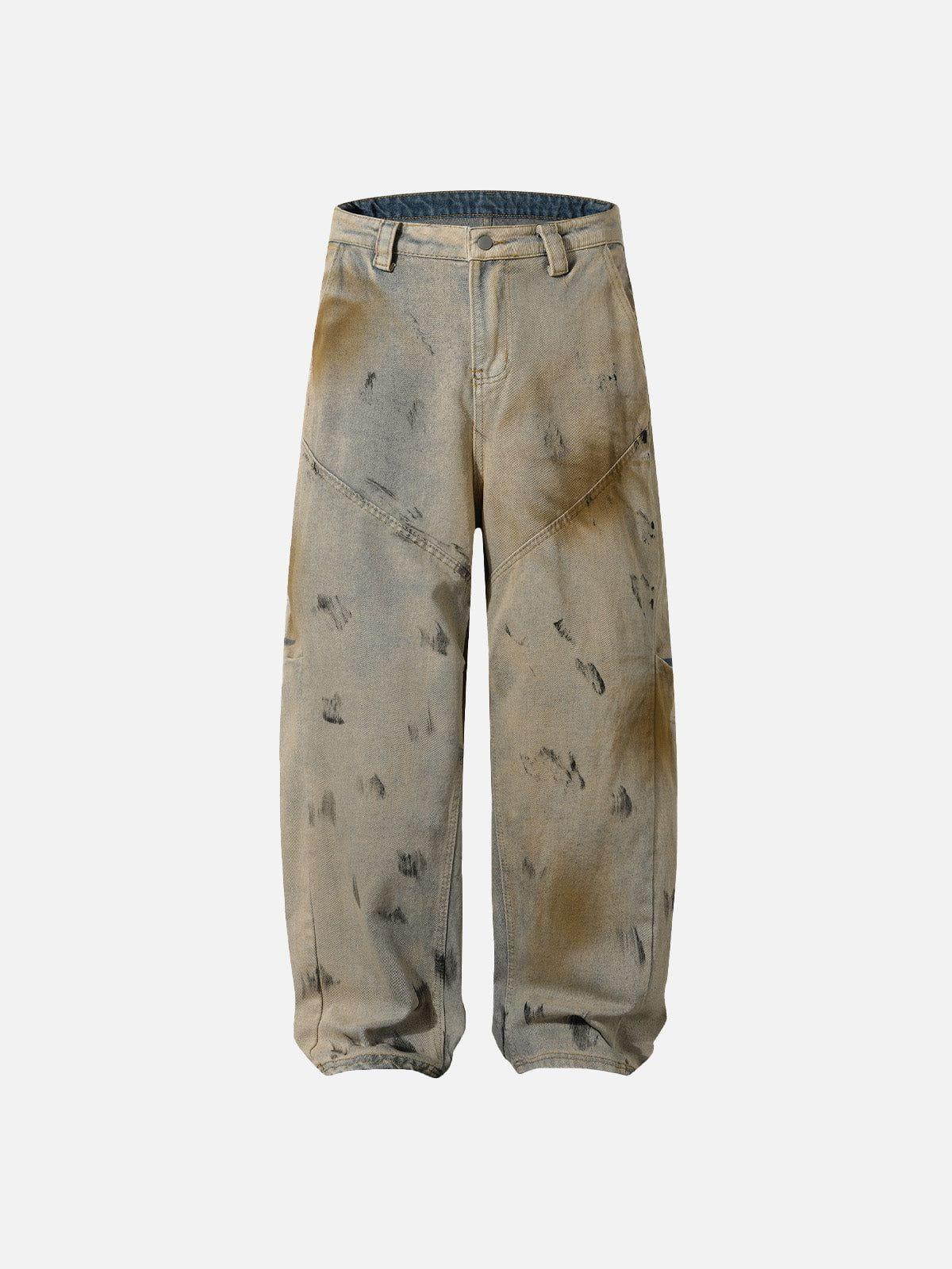 Aelfric Eden Mud Dyeing Baggy Jeans Product Image