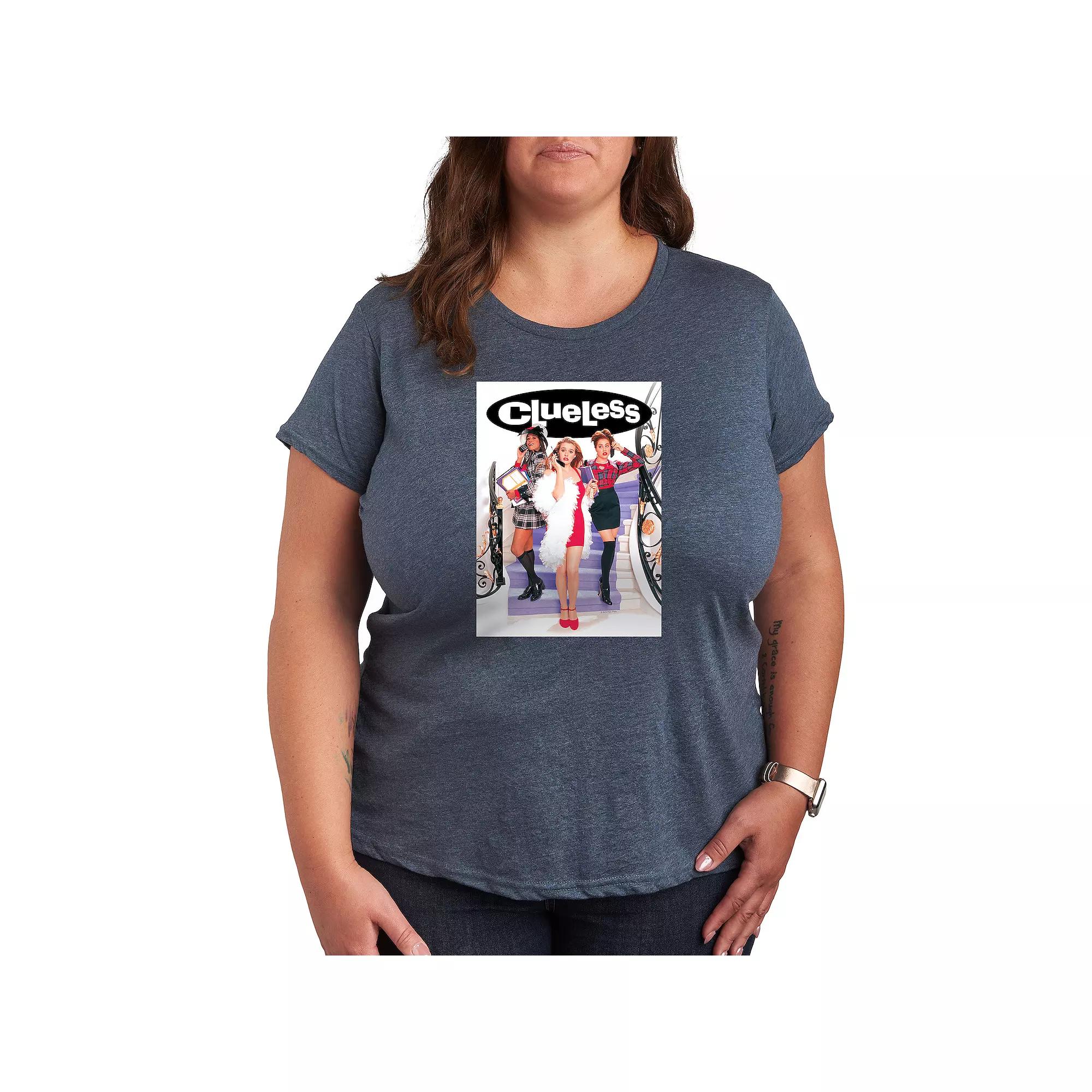 Plus Clueless Poster Graphic Tee, Women's,  Product Image