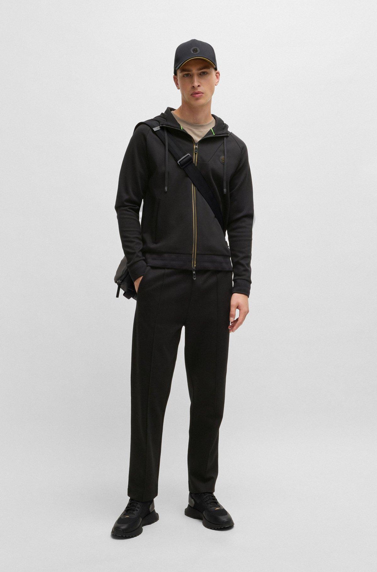 Zip-up hoodie with Double B monogram Product Image