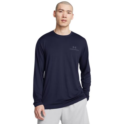 Under Armour Mens Under Armour Vanish Energy Long Sleeve - Mens Midnight Navy/Midnight Navy Product Image