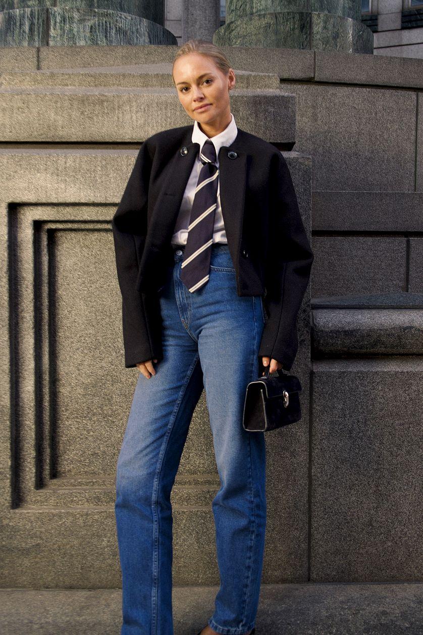 Straight High Waist Jeans Product Image