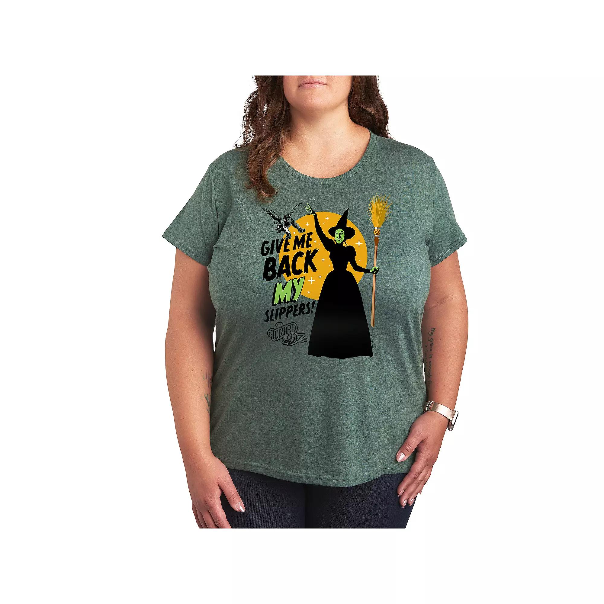 Plus The Wizard Of Oz Slippers Graphic Tee, Women's,  Product Image