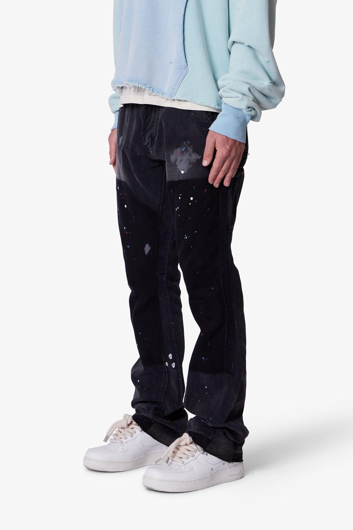 B243 Flare Denim - Black Product Image