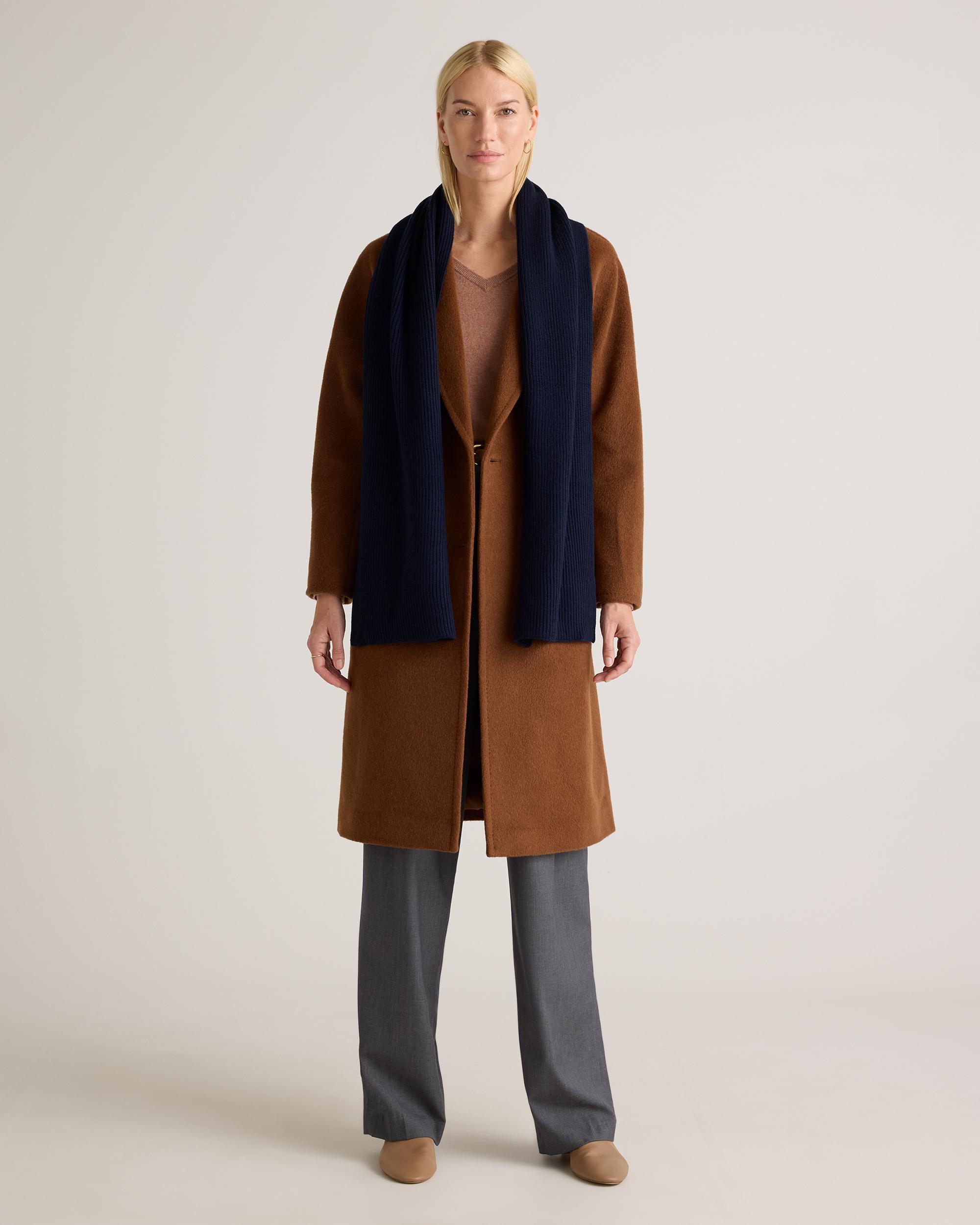 Quince | Women's Merino Wool Fisherman Scarf Product Image