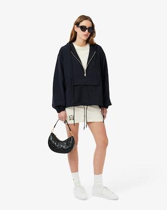 Oversized Wool Blend Popover Jacket Product Image