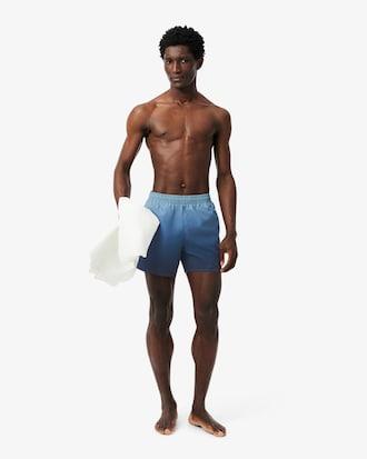 Short Ombré Print Swim Trunks Product Image