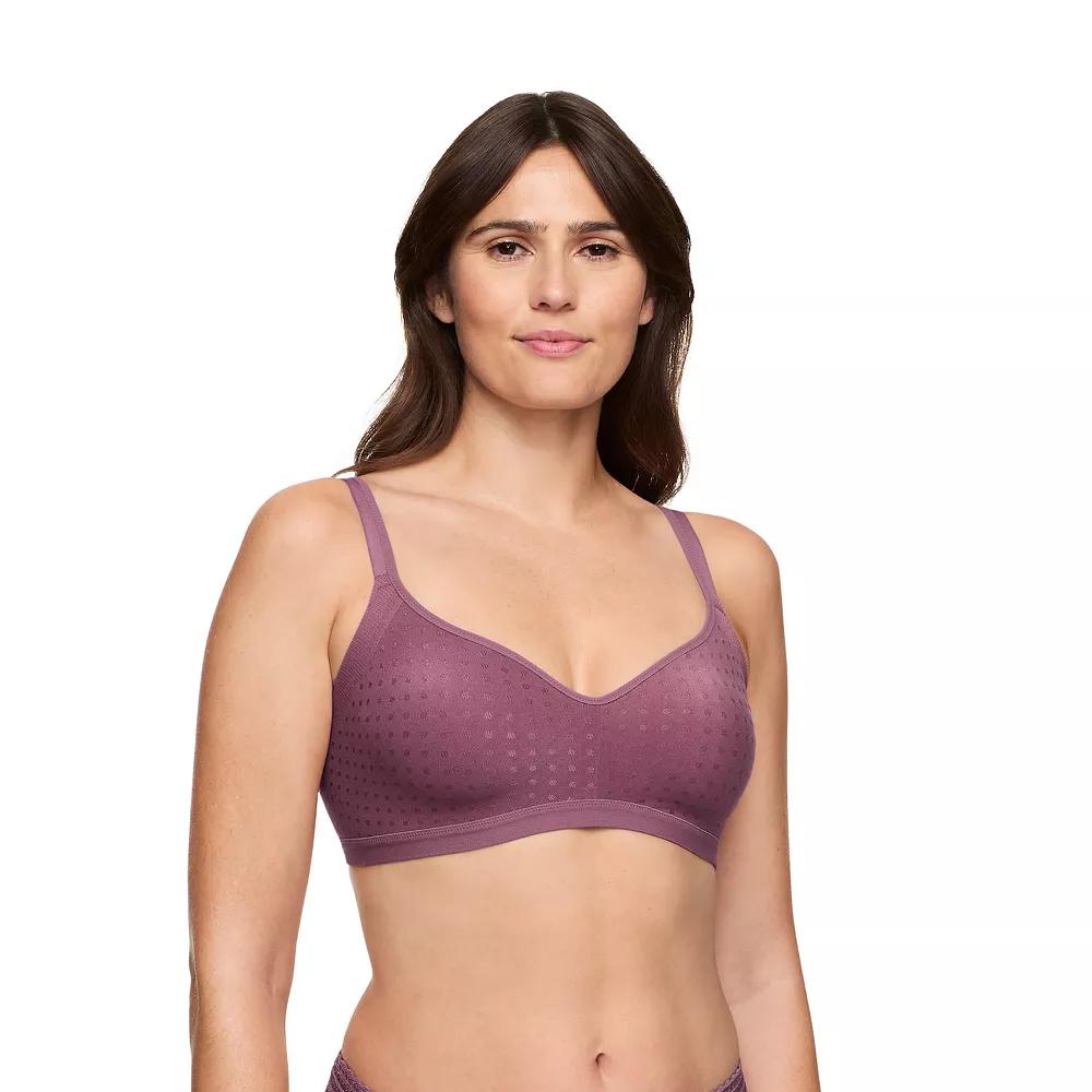 Warners Easy Does It Underarm Smoothing with Seamless Stretch Wireless Lightly Lined Comfort Bra RM3911F, Women's, Size: XXL, Tulipwood Product Image