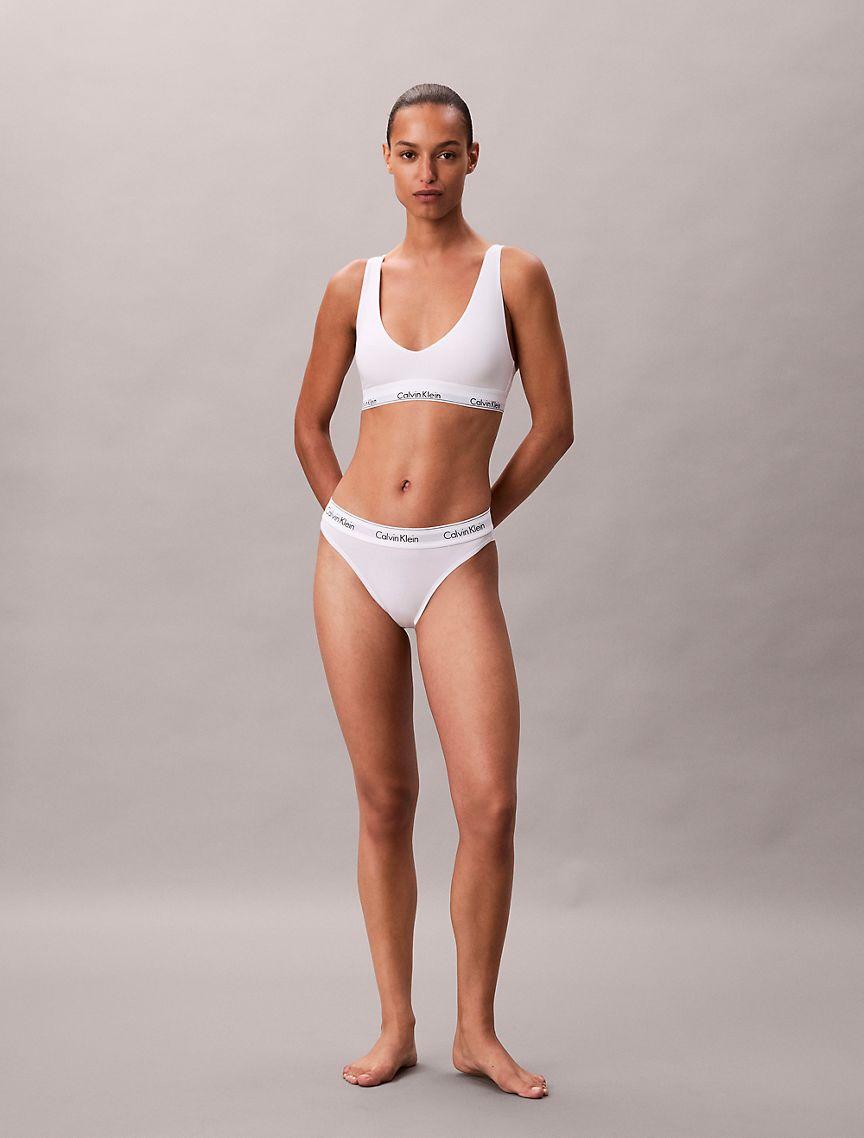 Icon Cotton Modal Unlined Triangle Bralette Product Image