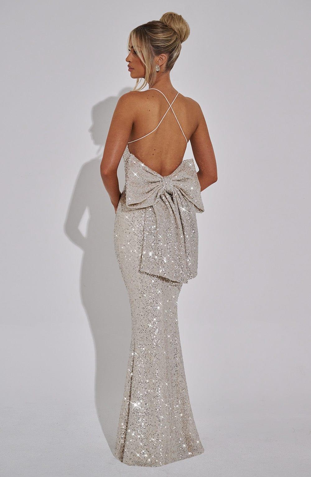 Meridith Maxi Dress - Champagne Product Image