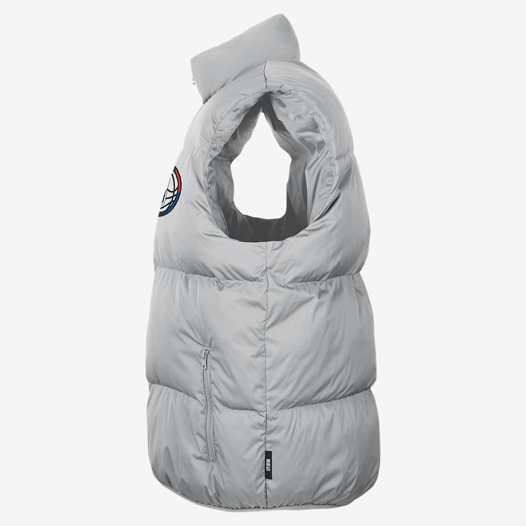 Brooklyn Nets City Edition Men's Nike NBA Puffer Vest Product Image