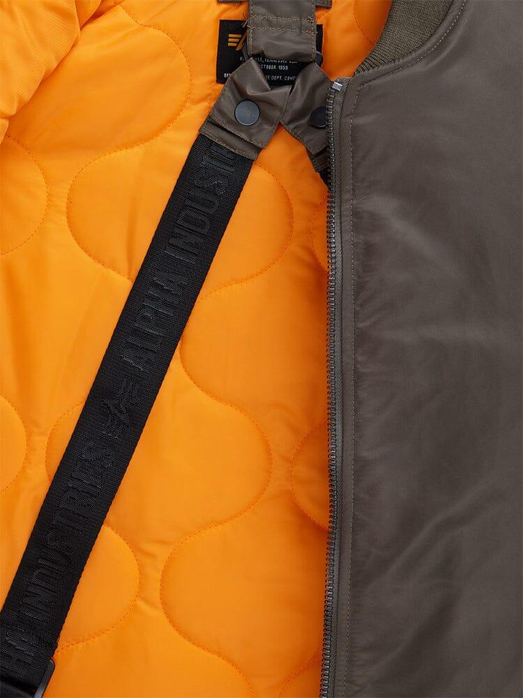 WOMEN'S OVERSIZED MA-1 MOD BOMBER JACKET - BLACK / L Product Image