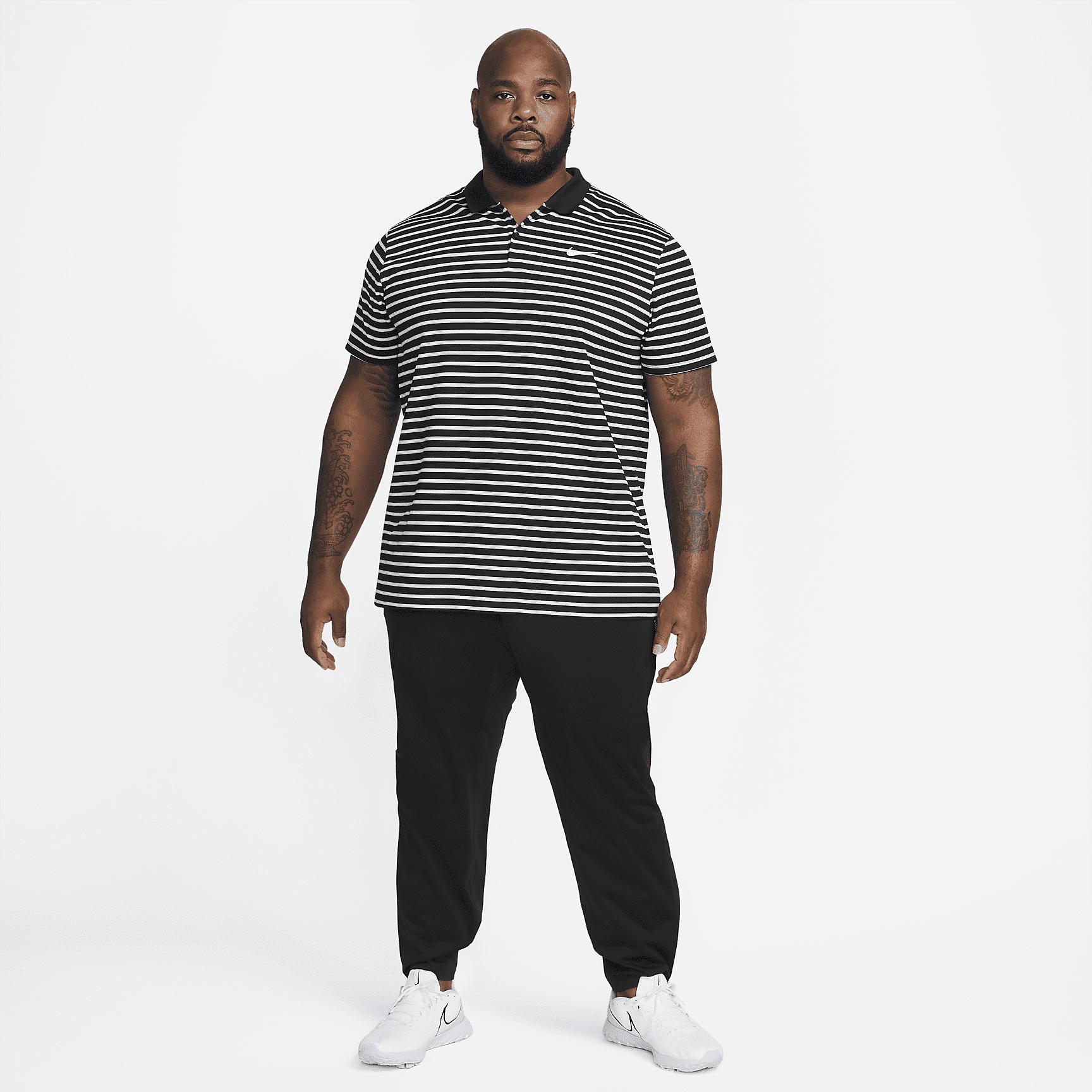 Nike Mens Dri-FIT Victory Striped Golf Polo | DH0829-010 Product Image
