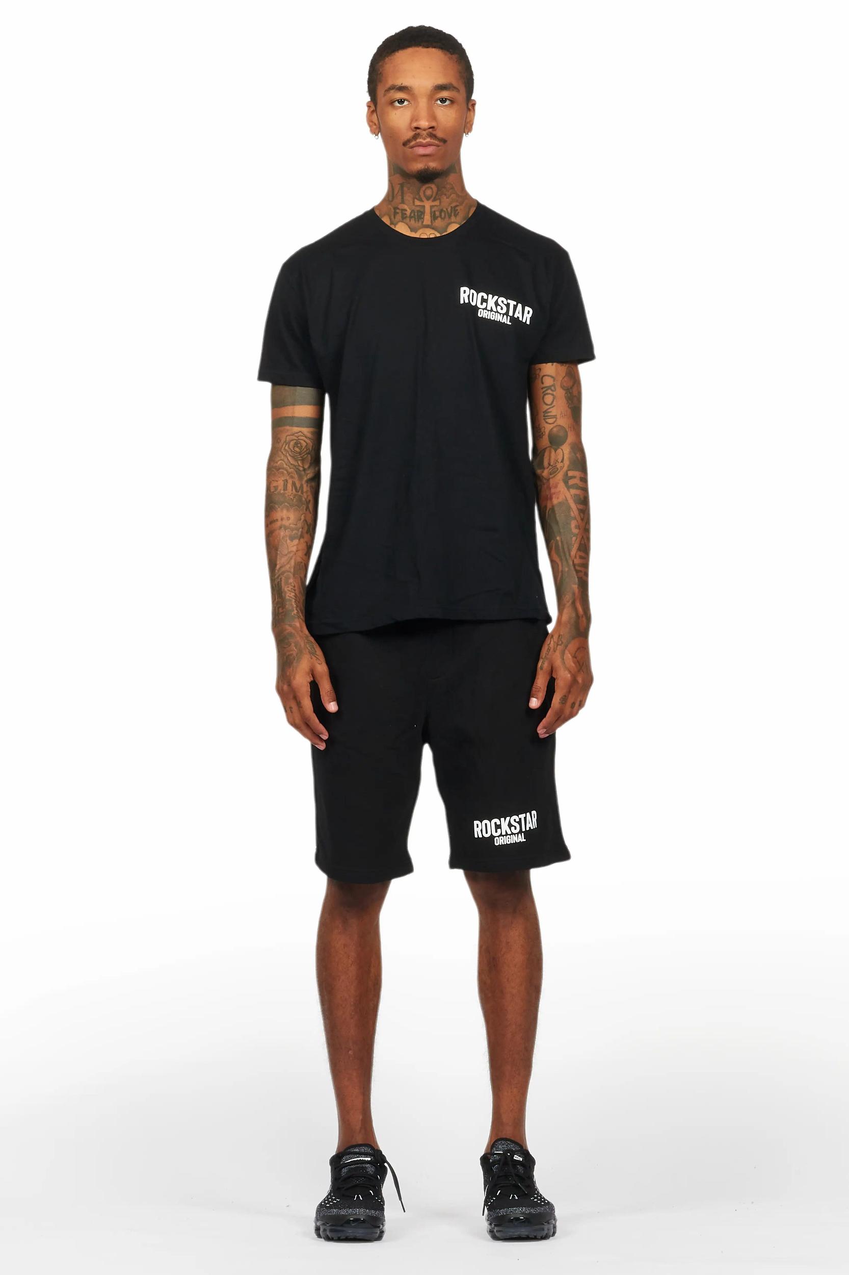 Sana Black/White Short Set Male Product Image