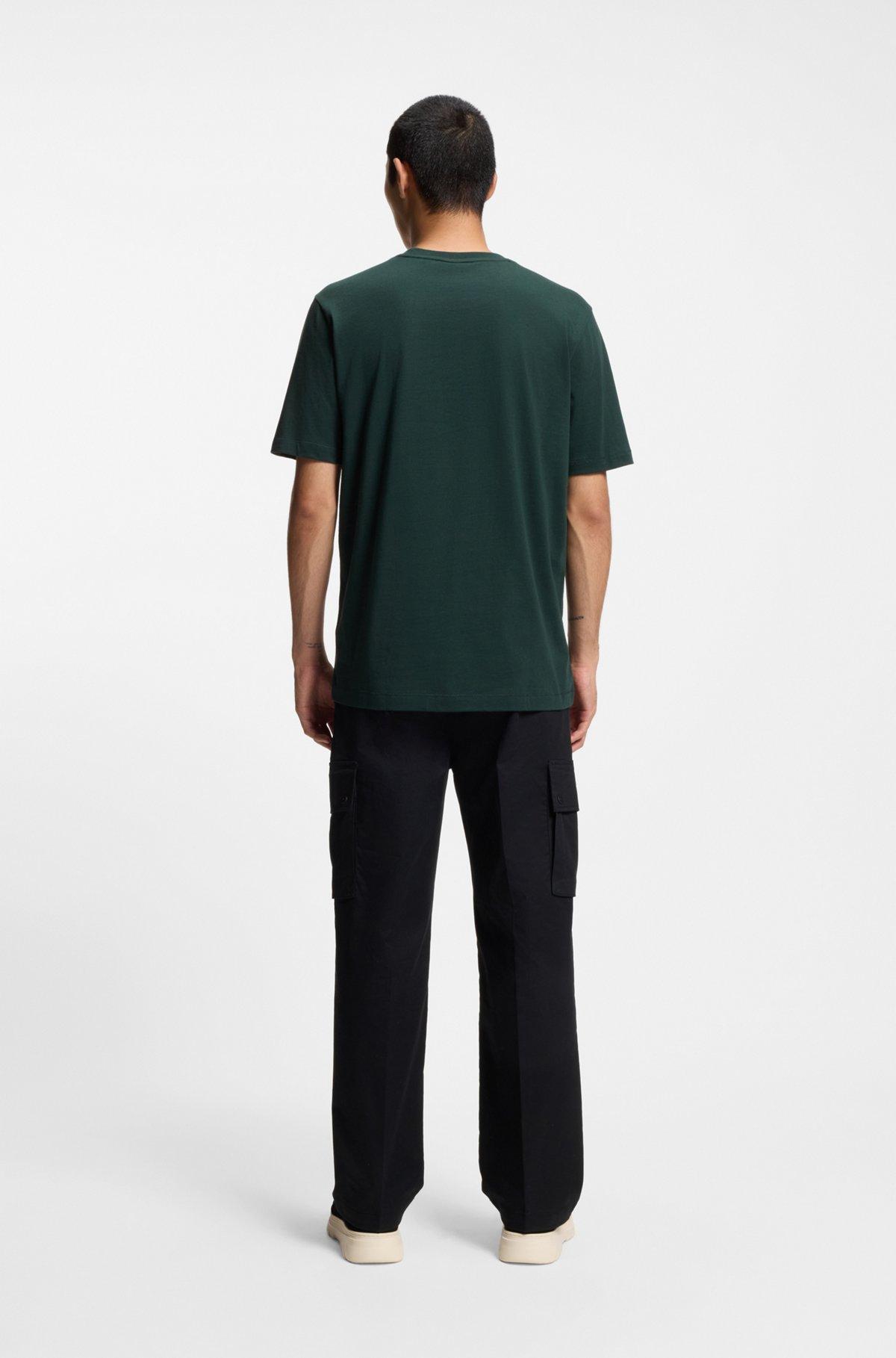 Mercerised-cotton T-shirt with Double B monogram Product Image