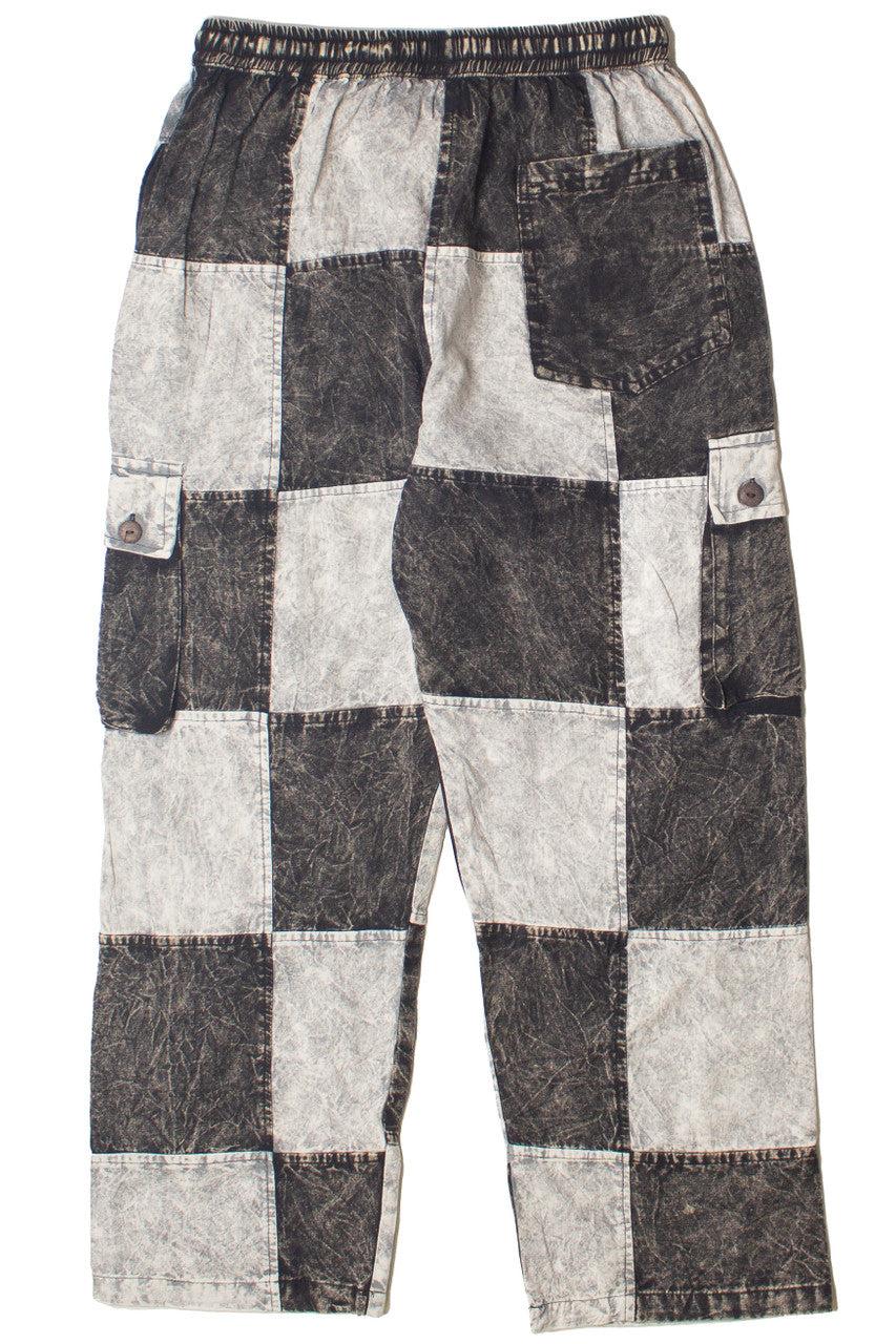 Checker Patchwork Pants Product Image