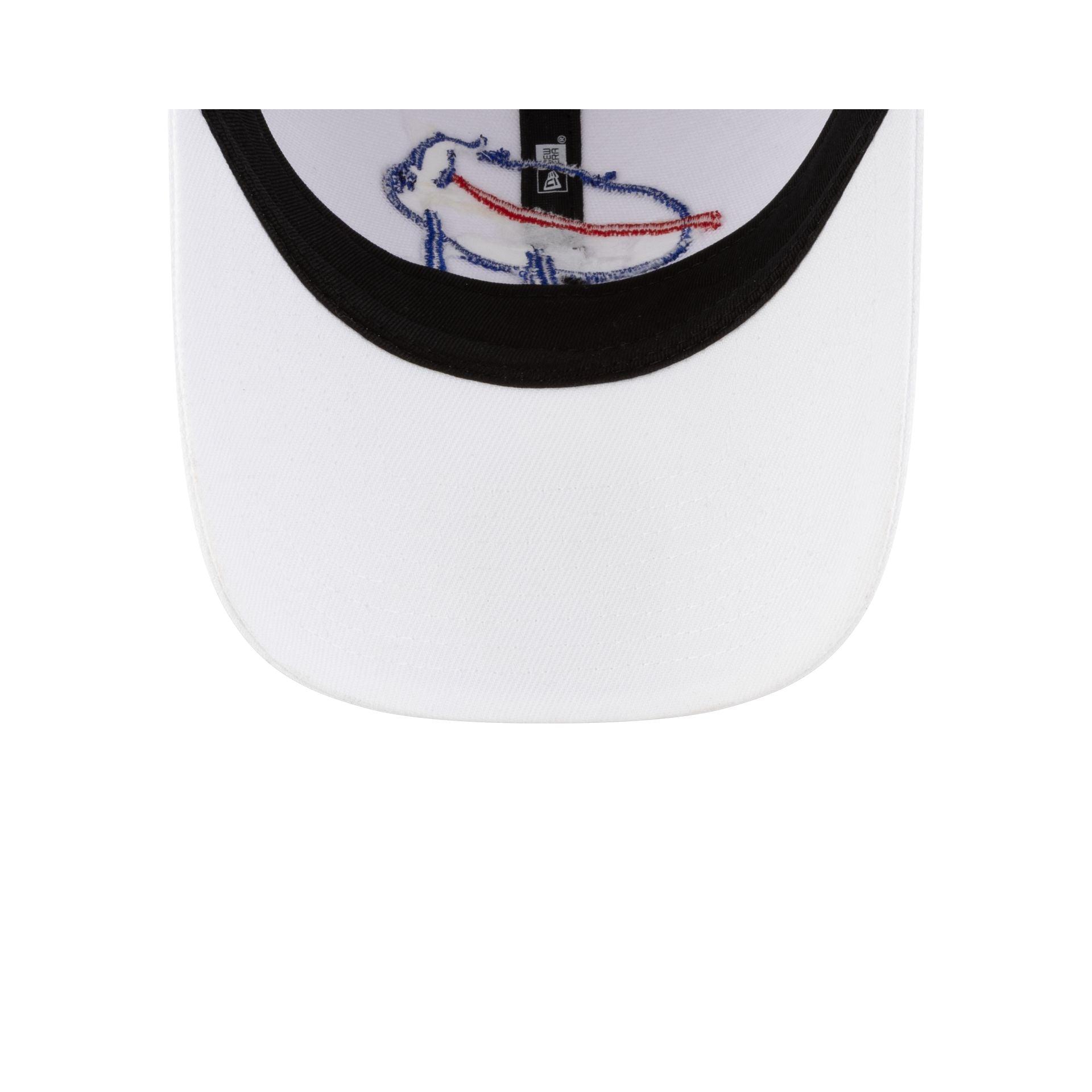 Buffalo Bills Billustration White 9FORTY Adjustable Hat Male Product Image