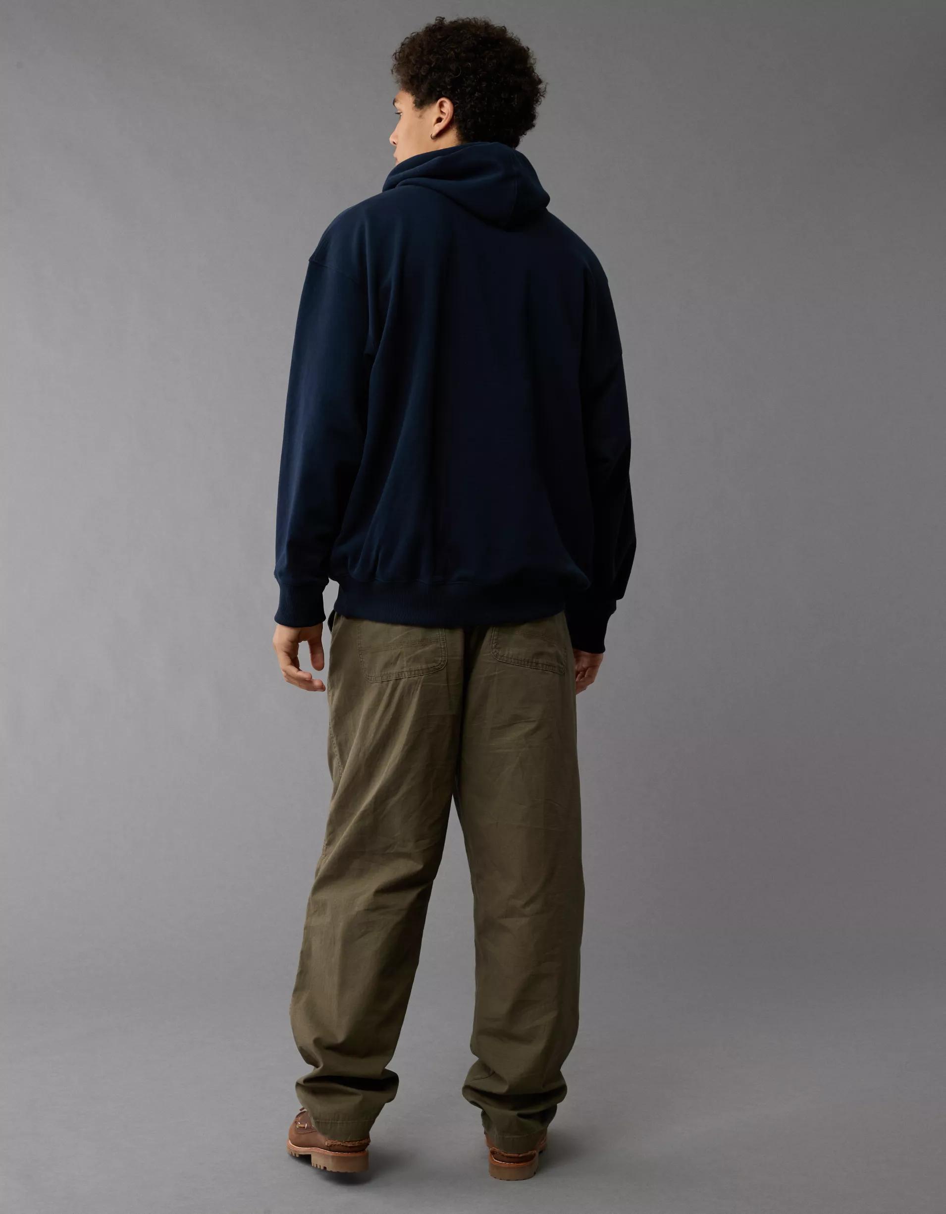 Timberland x AE Embroidered Cotton Hoodie Product Image