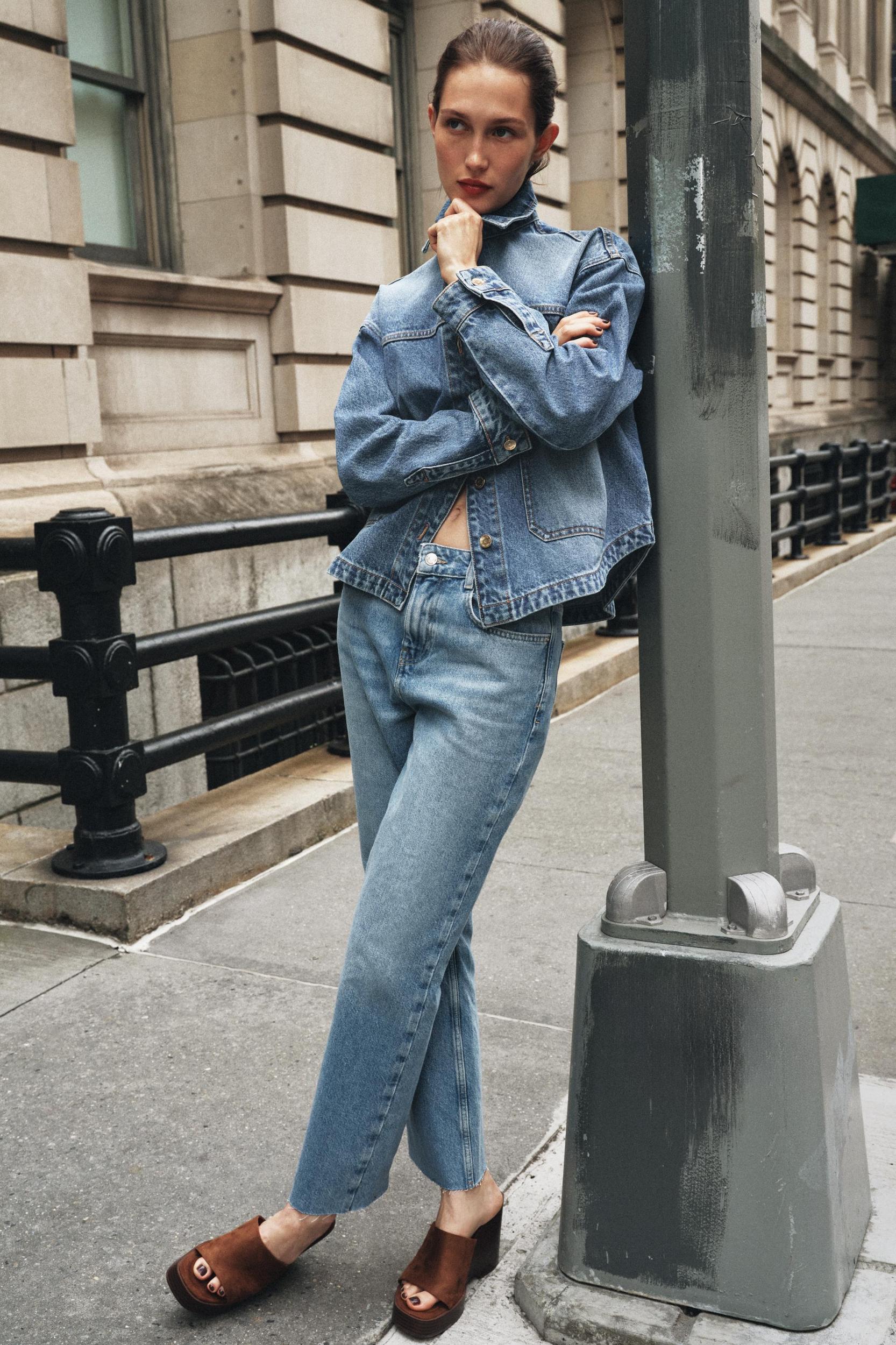 Z.02 HIGH WAIST STRAIGHT ANKLE JEANS Product Image