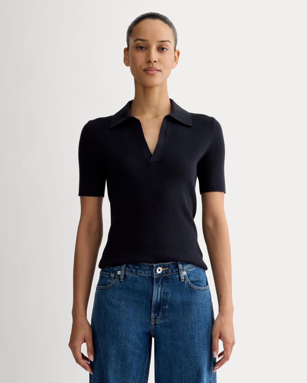 Womens Knit Polo Shirt by Everlane Product Image