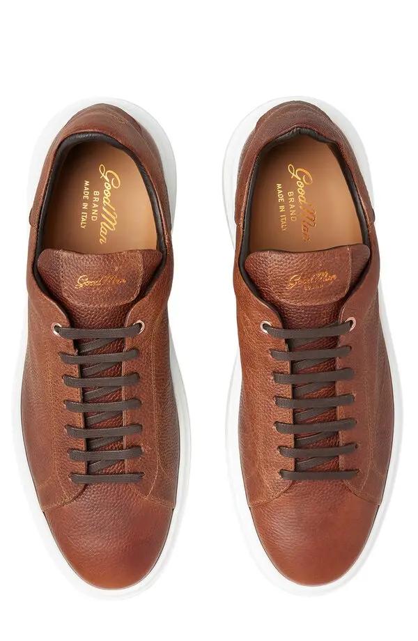 Good Man Brand Legend Leather Pebble Sneakers Product Image