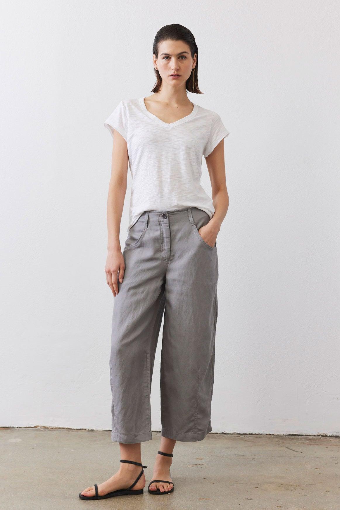 Smooth Sailing Relaxed Linen Blend Pants Product Image
