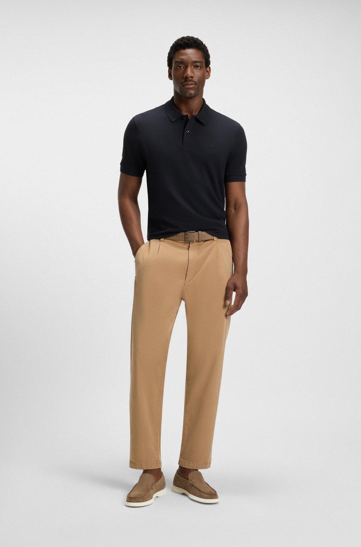 Pallas logo-detail polo shirt in cotton piqué Product Image