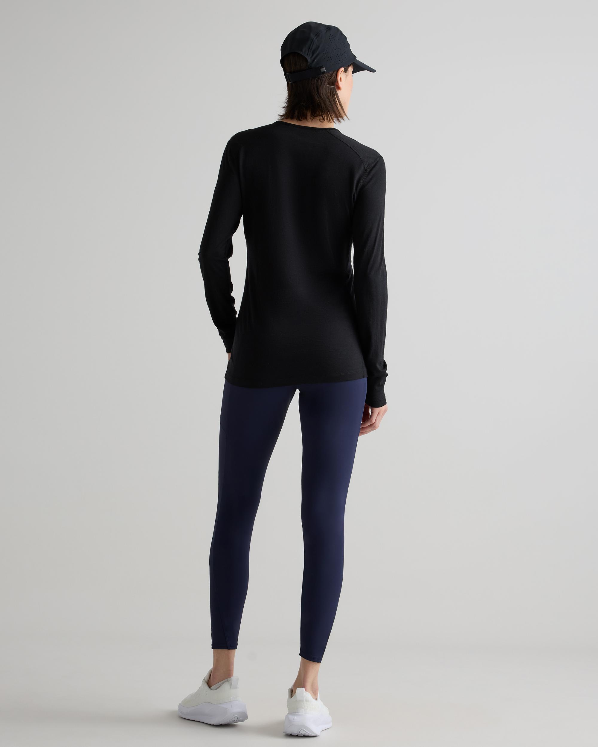Quince | Women's 100% Merino Wool All-Season Long Sleeve Base Layer Merino/Cotton Product Image