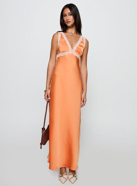 Natassja Maxi Dress Orange Product Image
