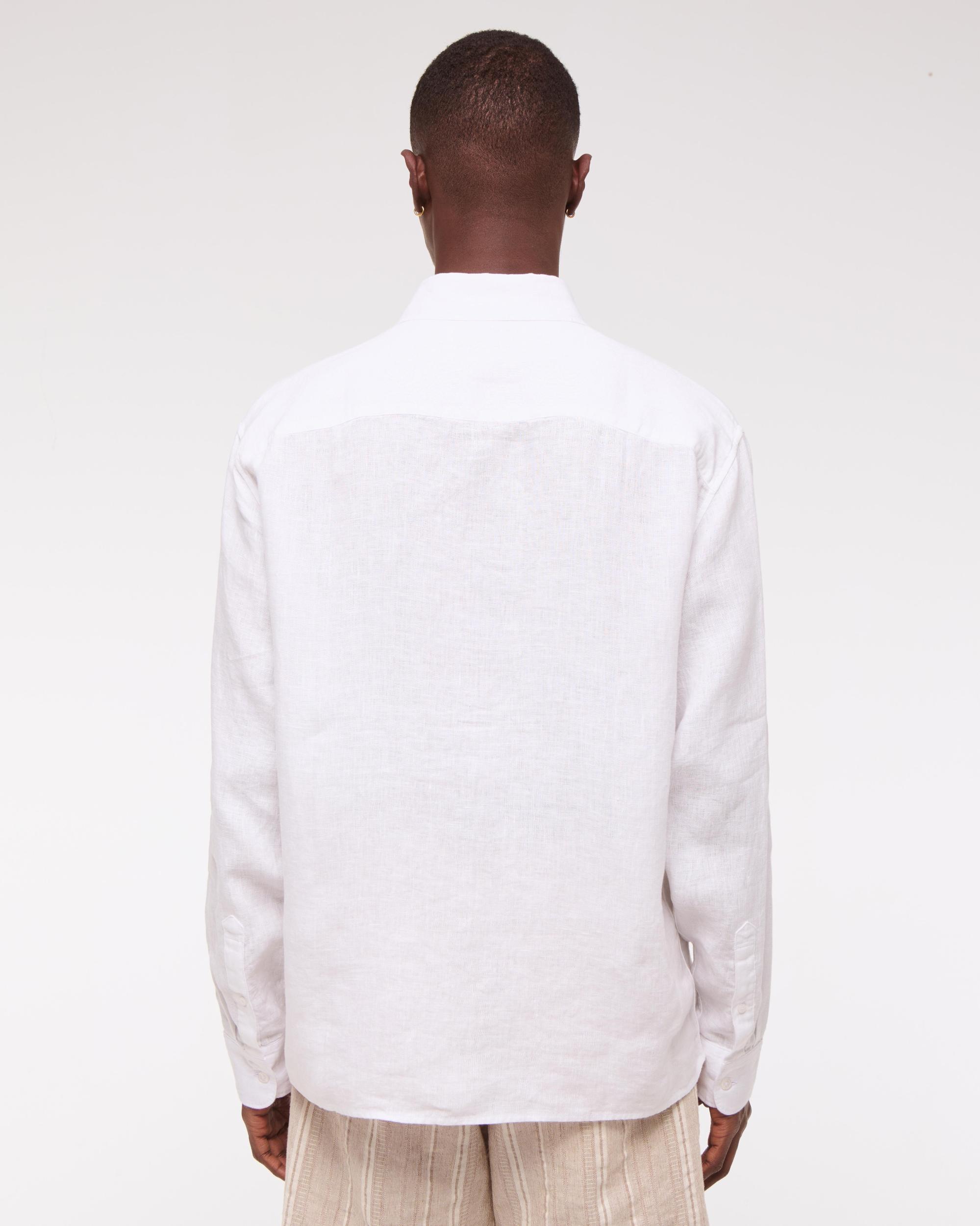 Linen Button-Up Shirt Product Image