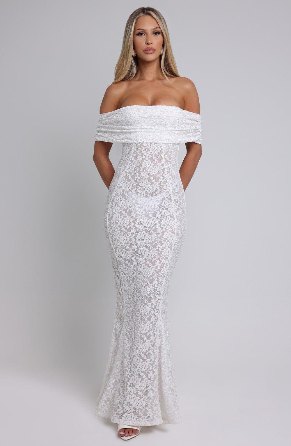 Stephanie Maxi Dress - Ivory Product Image