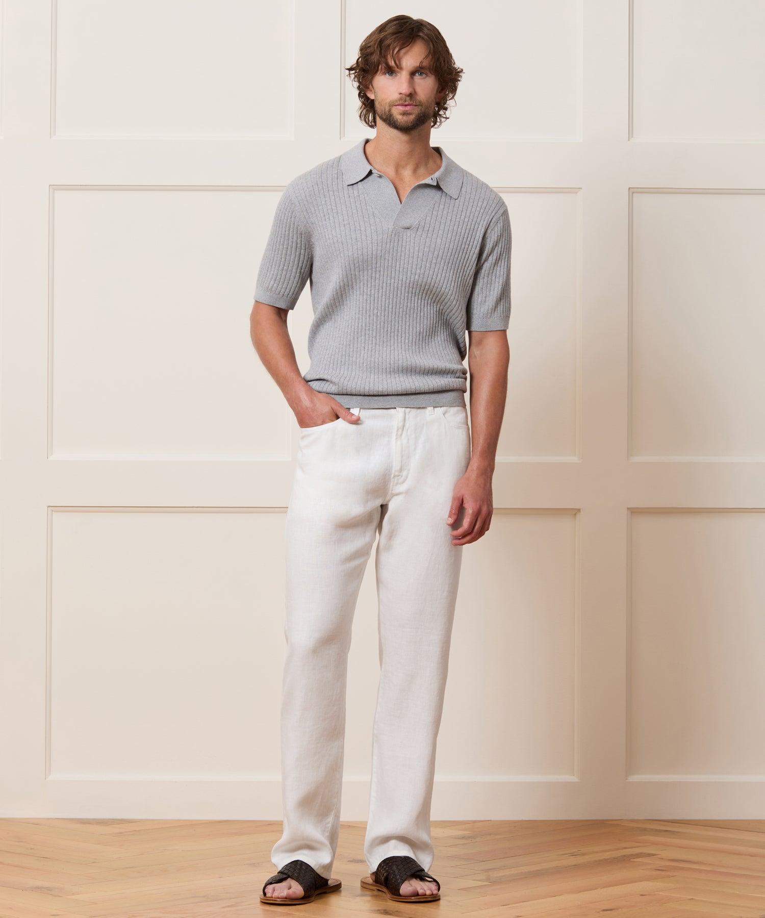 Cotton-Cashmere Sweater Polo Product Image