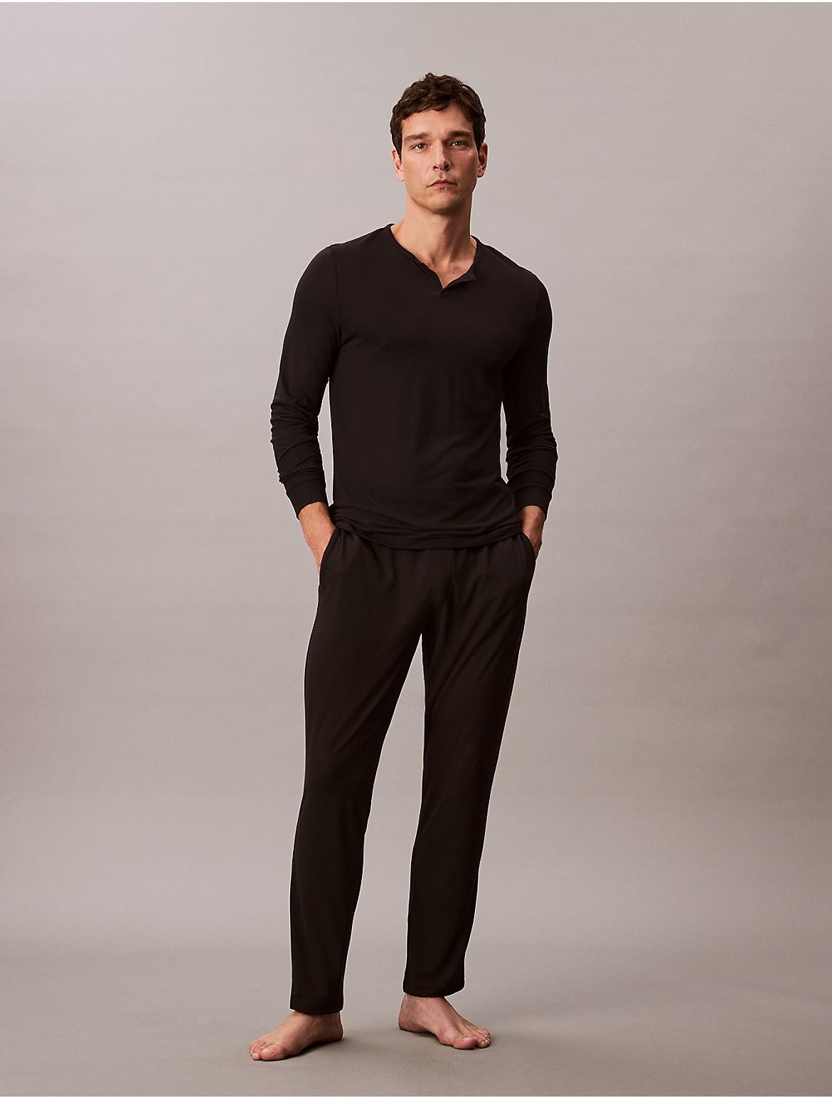 Calvin Klein Men's Ultra Soft Modal Pique Sleep Joggers - Black - S Product Image