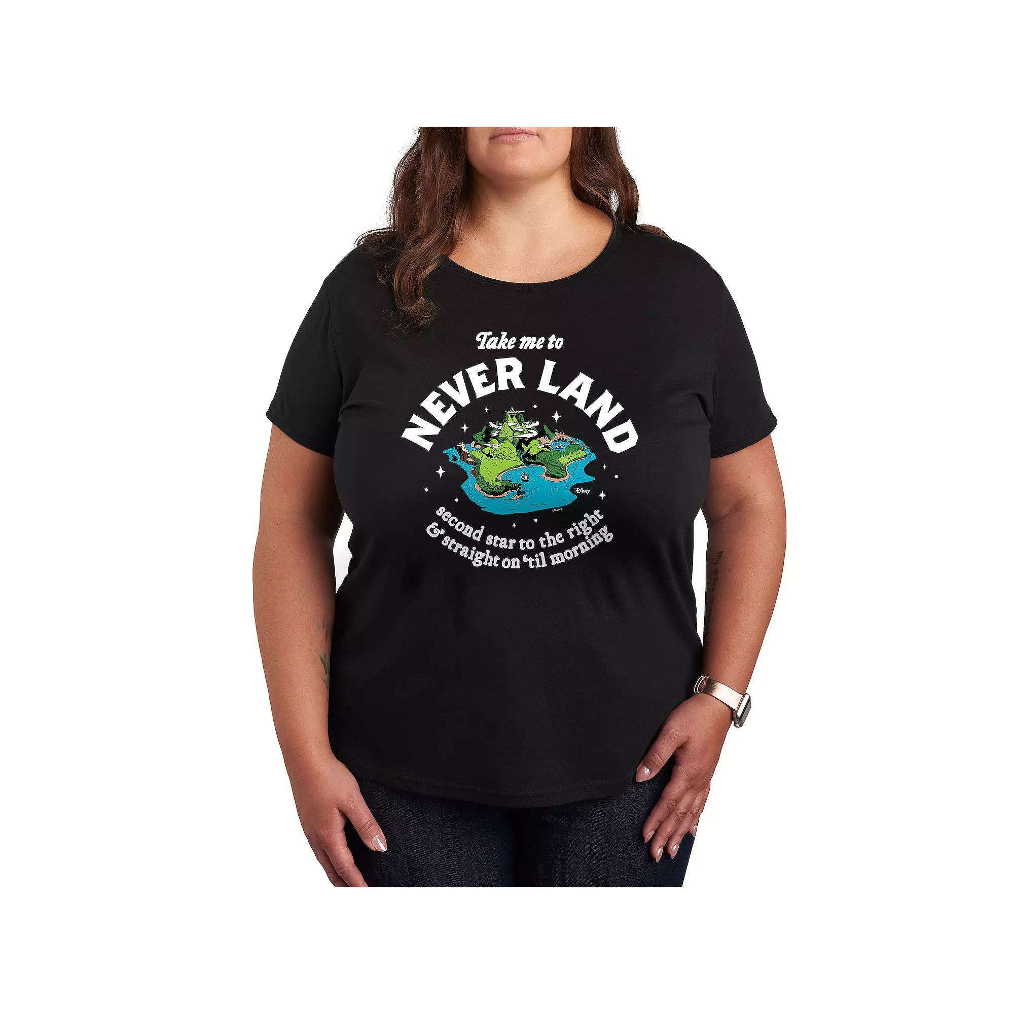 Disney's Peter Pan Plus Take Me To Never Land Graphic Tee, Women's,  Product Image