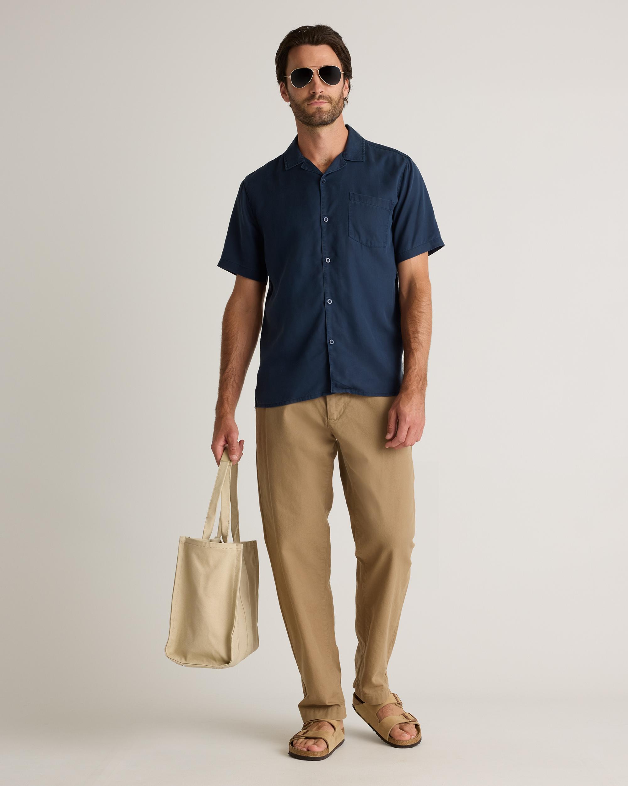 Quince | Men's Vintage Wash Tencel Camp Shirt Product Image