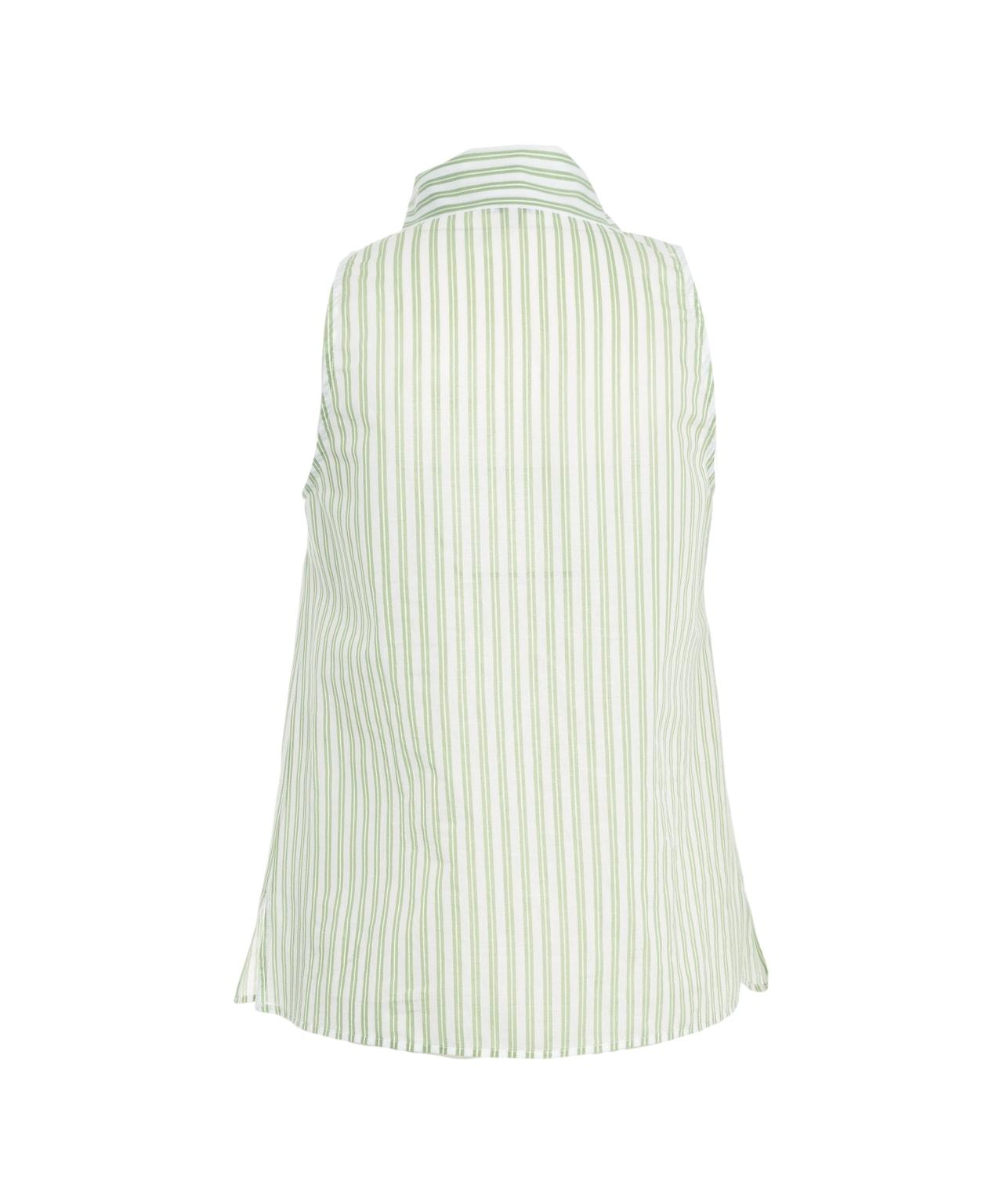 Striped blouse with bow tie detail Product Image