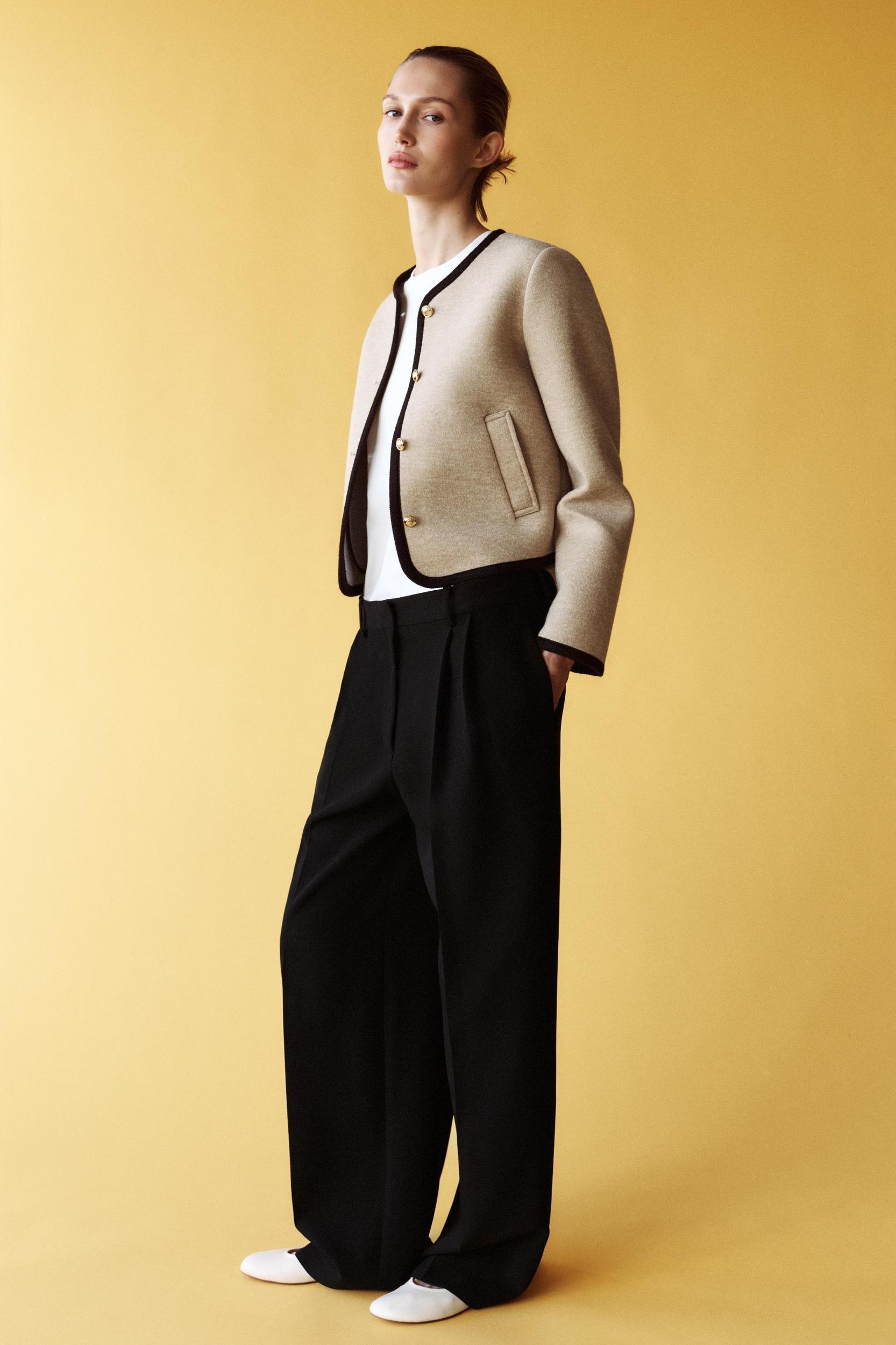 SHORT PIPING JACKET Product Image