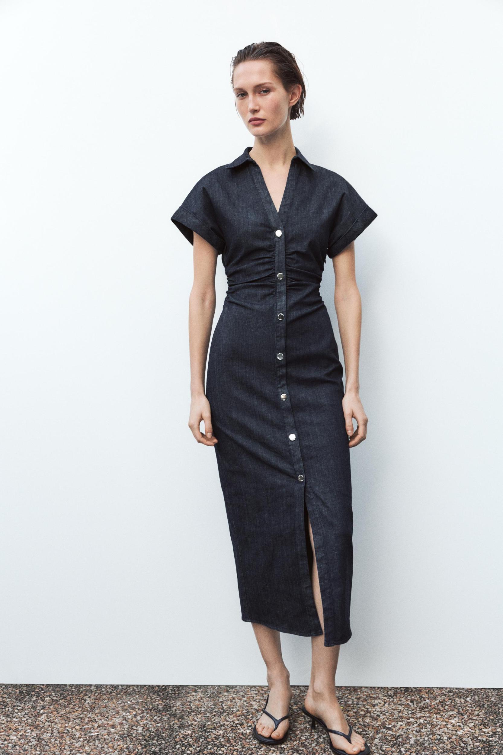 Z1975 DENIM MIDI DRESS Product Image