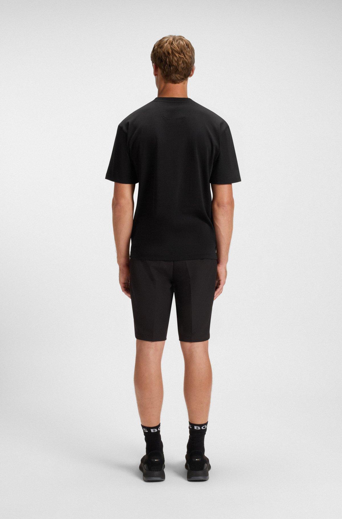 Cotton-jersey T-shirt with Double B monogram Product Image